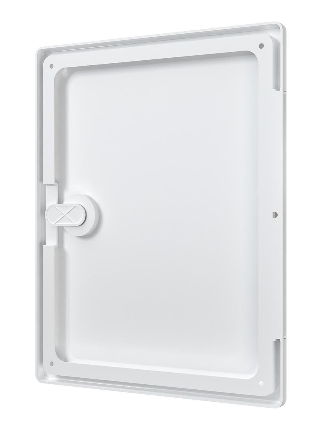 Люк-дверца ревизионная накладная с ручкой-задвижкой АБС 200х250 ЛТ2025П