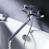 Смеситель для ванны и душа, излив 325мм, ХРОМ, F85A90200 X-Joy AM.PM