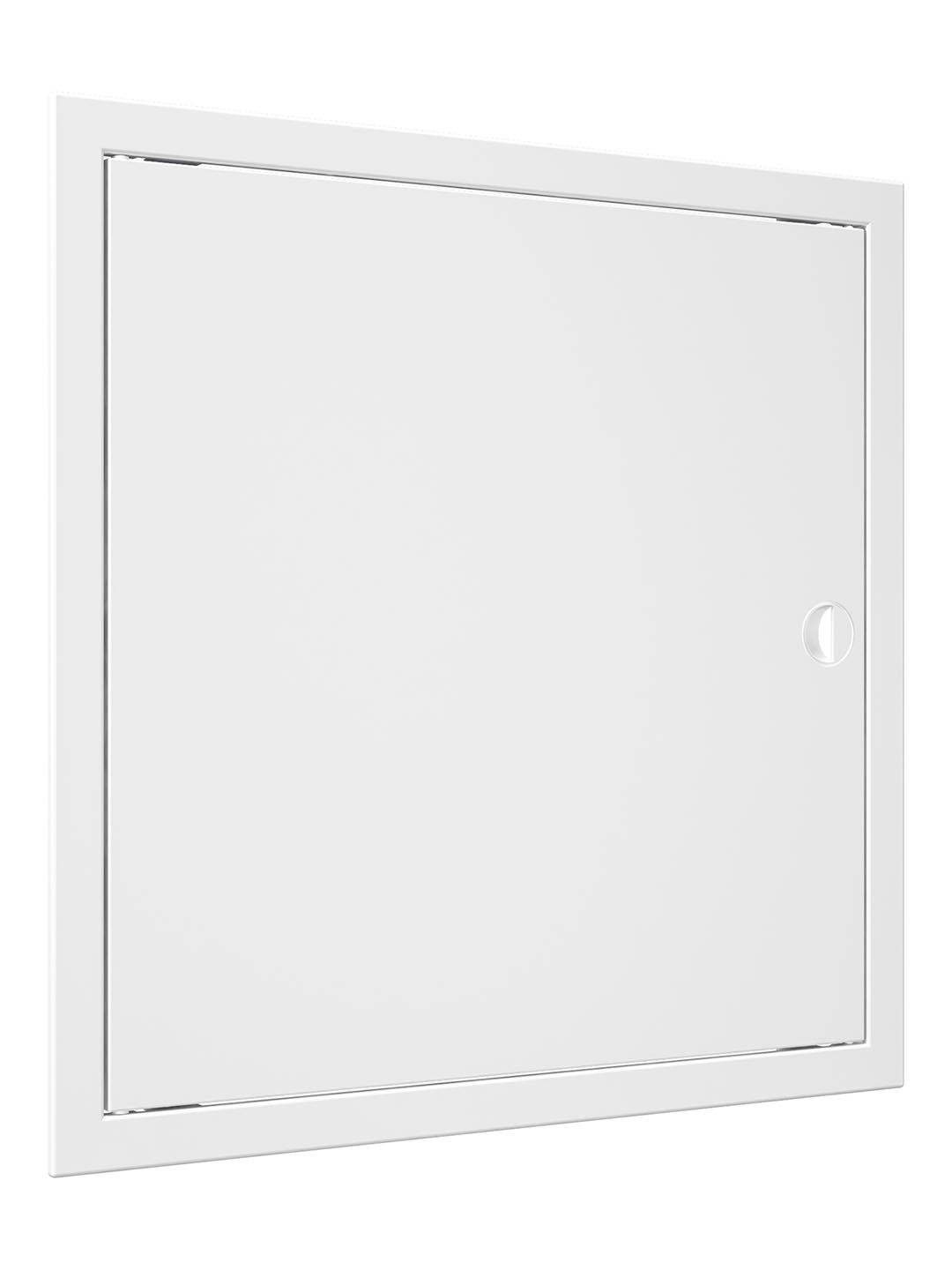 Люк-дверца ревизионная 418х418 с фланцем 396х396 с ручкой АБС Л4040Р