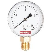 Манометр радиальный. Корпус Dn 80 мм 1/2 , 0...16 бар, кл.2.5 ROMMER (RIM-0010-801615)