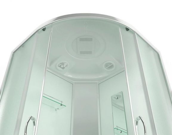 ERLIT Душевая кабина ER3509TP-C3-RUS 900*900*2150 (без г/м, выс.поддон, мат.стекло 4мм)