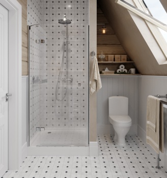 Унитаз-компакт Вест (косой вып., ниж. подв., 1-реж. арм., сид.полипропилен), SANTERI