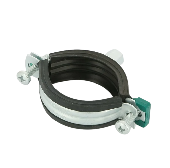 Хомут оцинкованный с epdm 2S М8 47-52мм