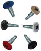 Саморезы 4,2х19 (RAL5005) синий насыщенный, полусфера-прессшайба, сверло (200ф)