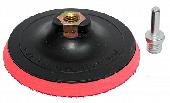 Тарелка опорная Bohrer 125 мм (крепление на липучке Velcro) (для дрели) для кругов абразивных самоза