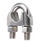 Зажим д/троса нерж. с 2мя гайками АРТ 9074 А4 3мм