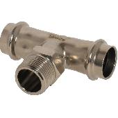 Пресс-тройник переходной 35*1 ВПр-НР нержавека ROMMER RSS-0016-000351 (30)