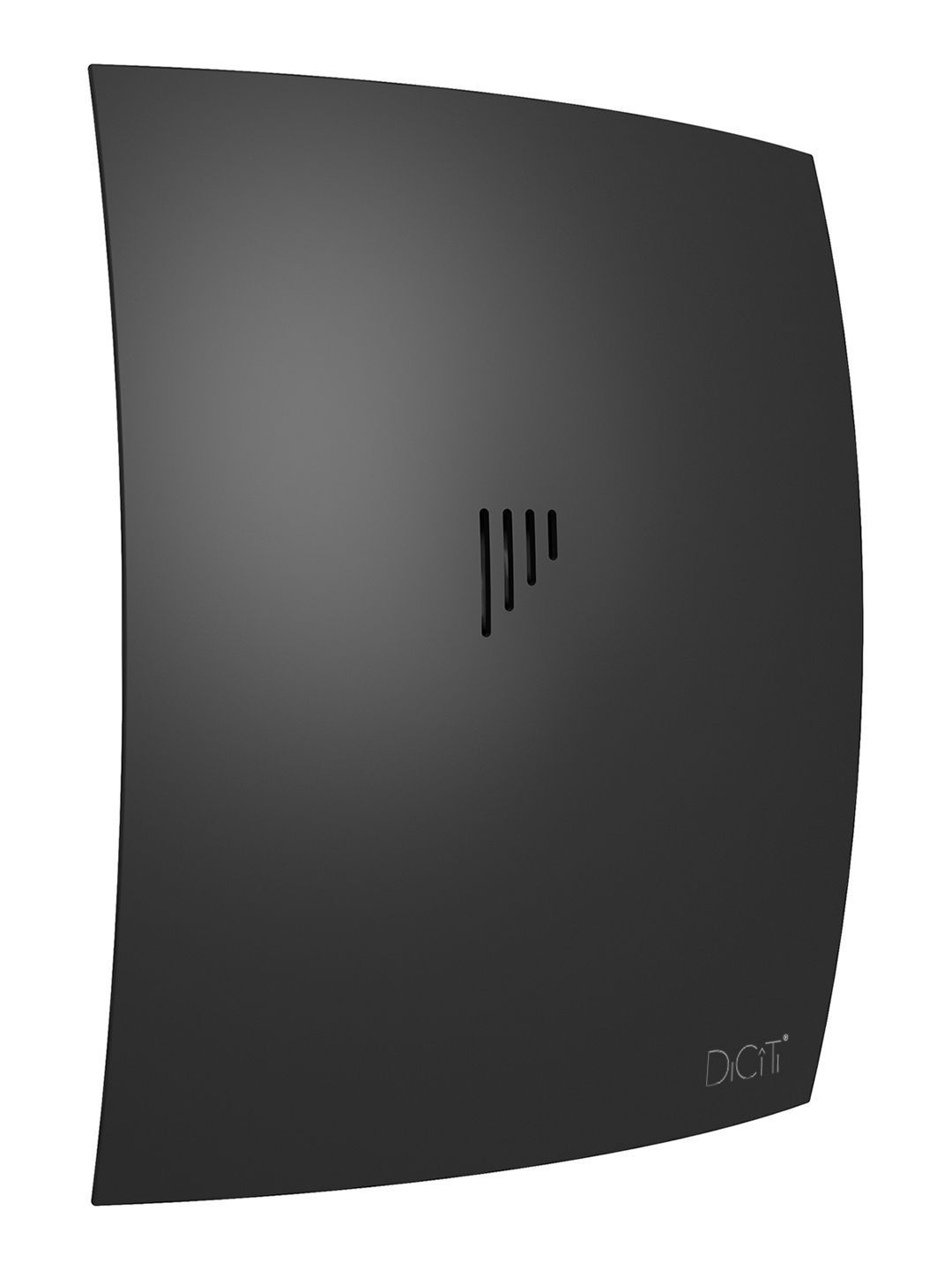 Вентилятор накладной D100 DICITI обр.клапан BREEZE 4C Matt black