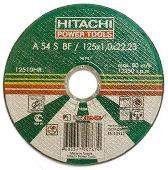 Круг отрезной по мет. 125х2,5х22 А30 Hitachi (10), поштучно
