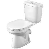 Унитаз-компакт Анимо (гориз. выпуск, 2-х реж. арм., сид. дюропласт Soft-close)1WH302135, САНТЕК