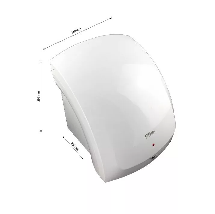 6900 GFmark Сушилка для рук, цвет белый с подсветкой, КЛАССИКА 1800W