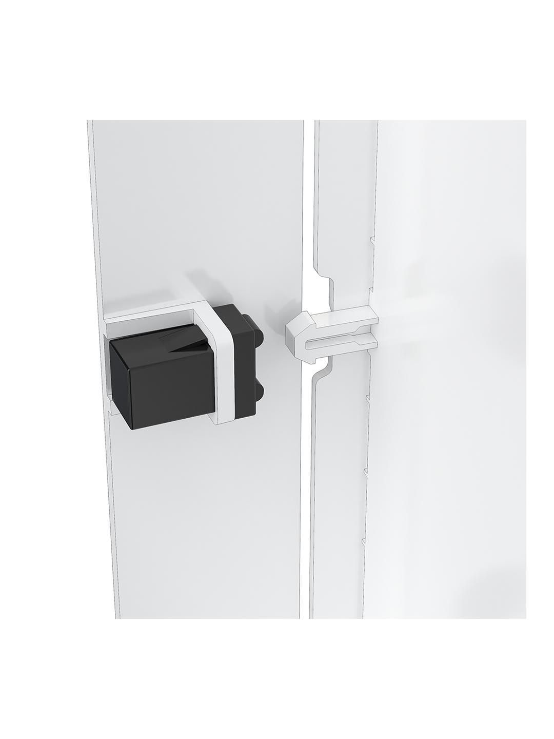 Люк ревизионный LN фланец 200х245 нажимной 224х274 пластик EVECS L2025N