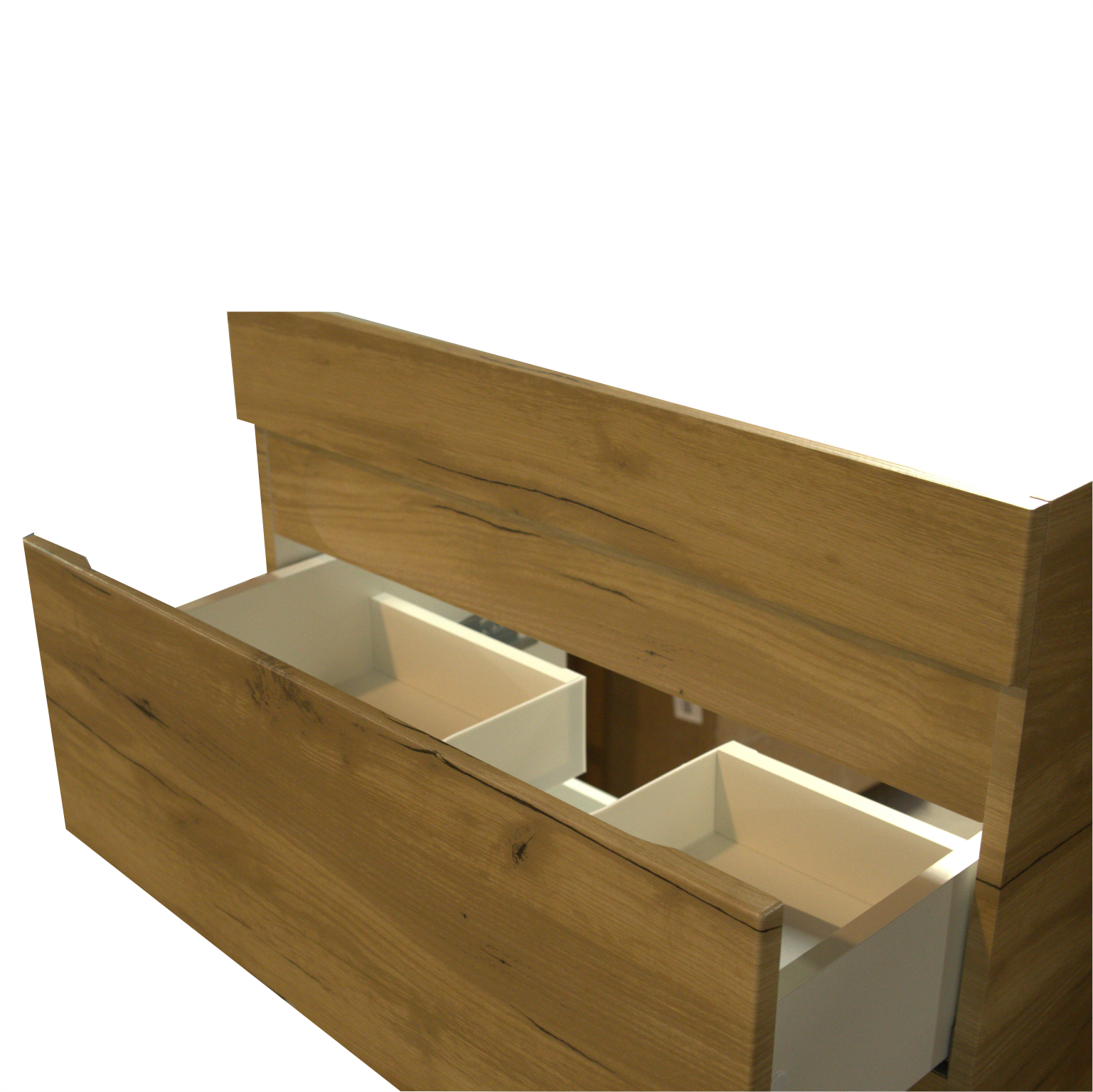 Слим 70 тумба напольная Дуб Тортуга 2ящ, ручки фрезеровка+умыв.Classica Slim 70, VOD-OK