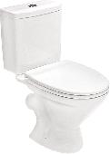 Унитаз-компакт ЛИГА 2 РА (косой вып., сид.полипропилен) 1WH302197, Сантек