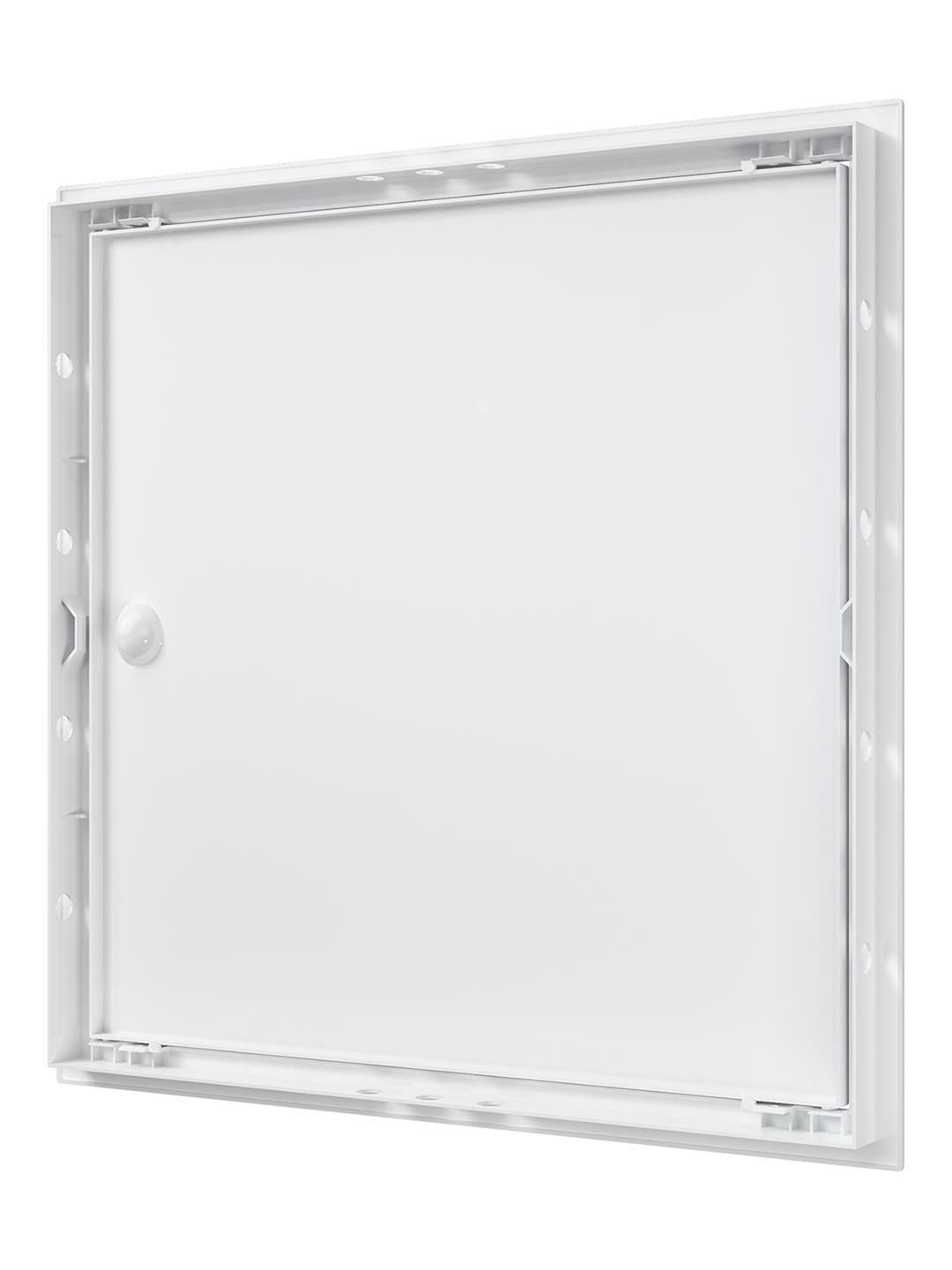 Люк-дверца ревизионная 418х418 с фланцем 396х396 с ручкой АБС Л4040Р