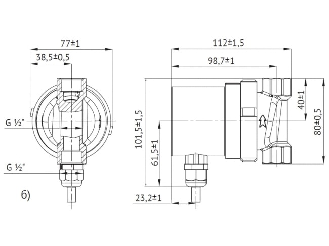 Насос циркуляц. (ГВС) UPH 15-1,5 B II BL UNIPUMP 81435