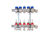 Коллектор для теплых полов Hansa FBH 63 тип 25-С с расходомерами ( 8 контуров) Арт. 256328