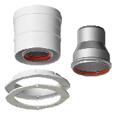 Адаптер вертикальный коакс. 60/100 KRATS (Navien 60/75)