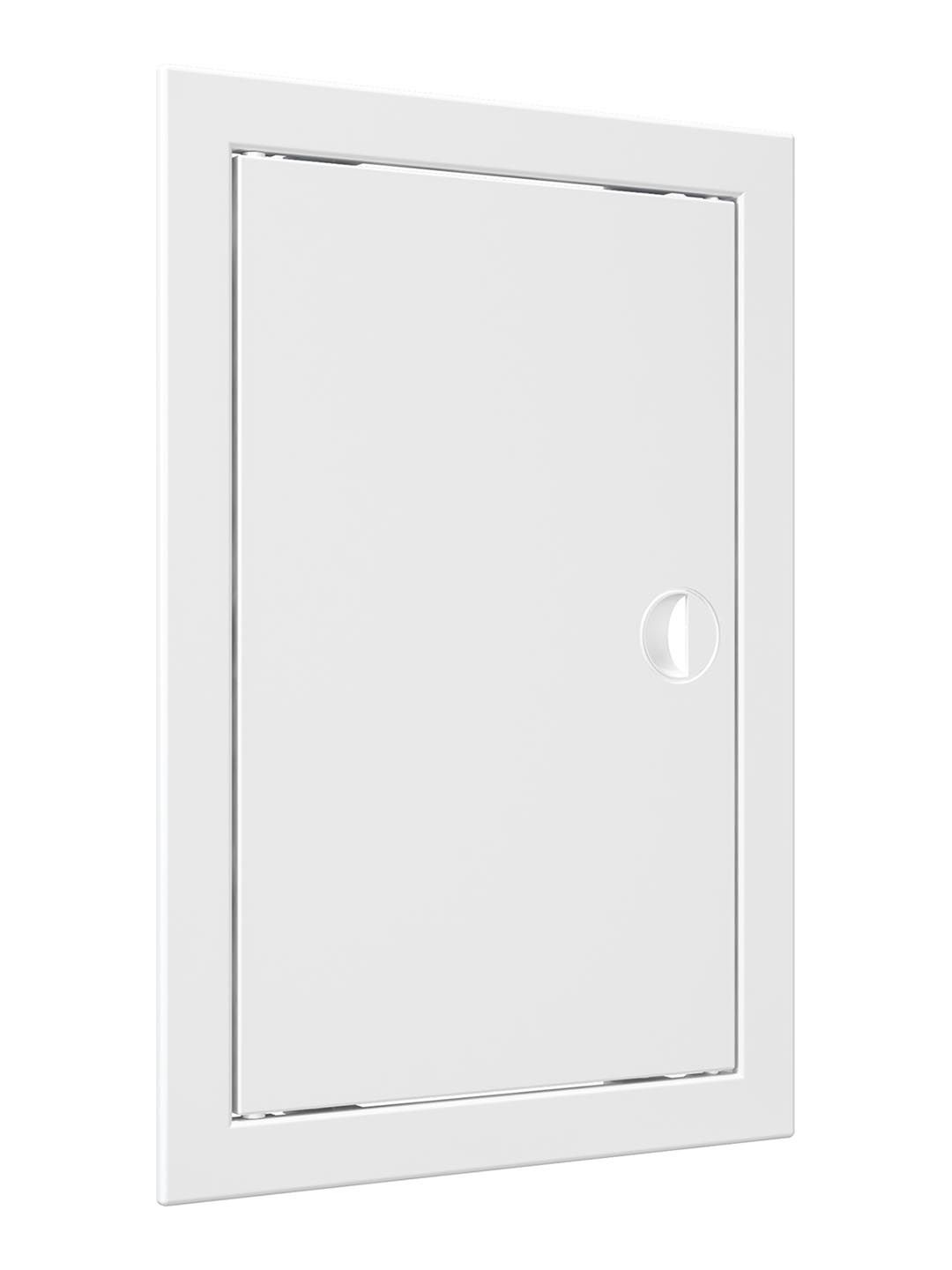 Люк-дверца ревизионная 196х296 с фланцем  ручка 218х318 пластик Л2030Р