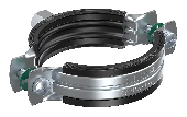 2S Хомут оцинкованный с epdm M8/10 15-19 мм (33435019)