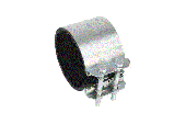 Хомут ремонтный ст оц Краб Ду50 (57-67)мм 1/стор L=70 Benarmo