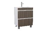 Модена Classic 60 тумба 2 ящика (Гляссе) + раковина Classica 60, АВК