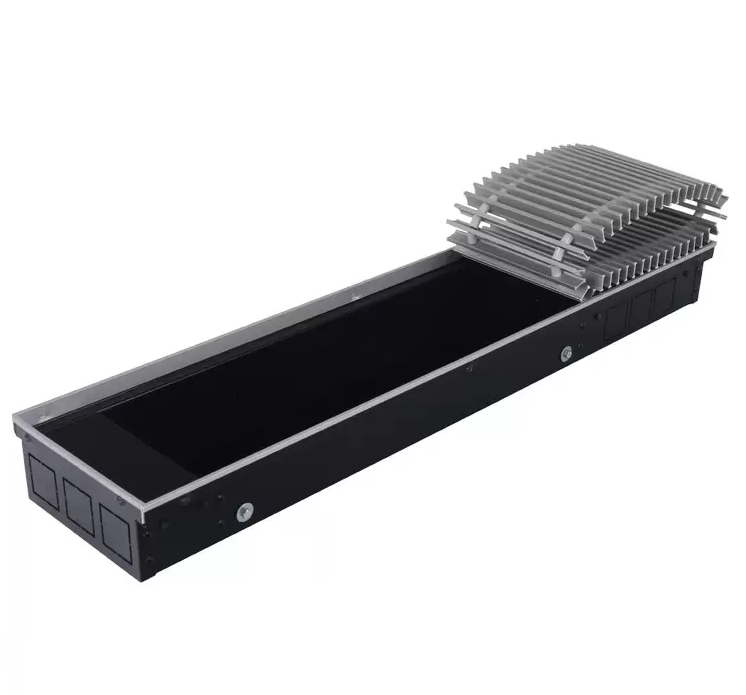 STOUT Конвектор внутрипольный SCN 80.190.2200 (Решётка роликовая, анодир. алюм0 SCN-1100-0819220