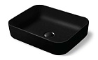 Раковина накладная VBS-105MB 500*410*130 черная матовая, VINCEA
