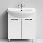 Лира 75 Тумба 2 двери + умывальник (Стиль 75/ Лагуна 75), VOD-OK